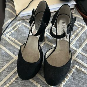 Michael Kora Sierra Suede platform heel